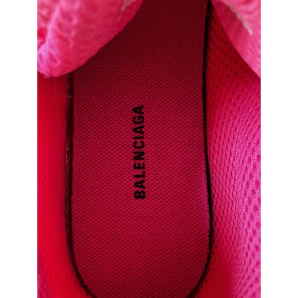 Size 9 - Balenciaga Phantom Sneaker Hot Pink Mesh Logo Excellent  Condition - Picture 3 of 8